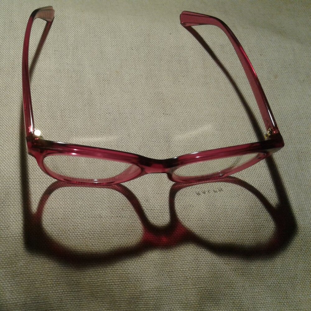 NEW!  Ralph Lauren Dark Pink Eyeglass Frames